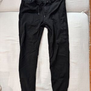 DU/ER no sweat relaxed jogger black gorpcore athleisure cotton tencel size 31x29
